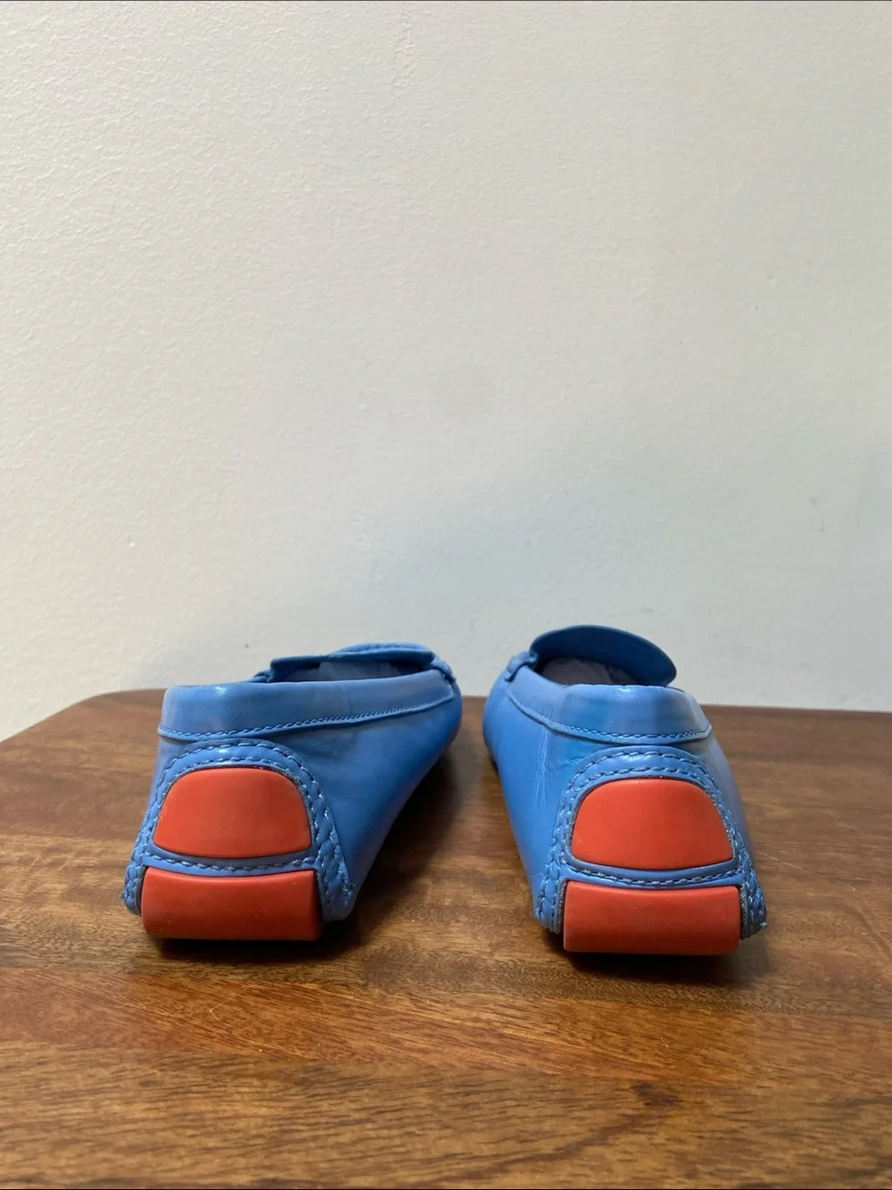 Tory Burch Lowell Driving Loafers in Light Blue